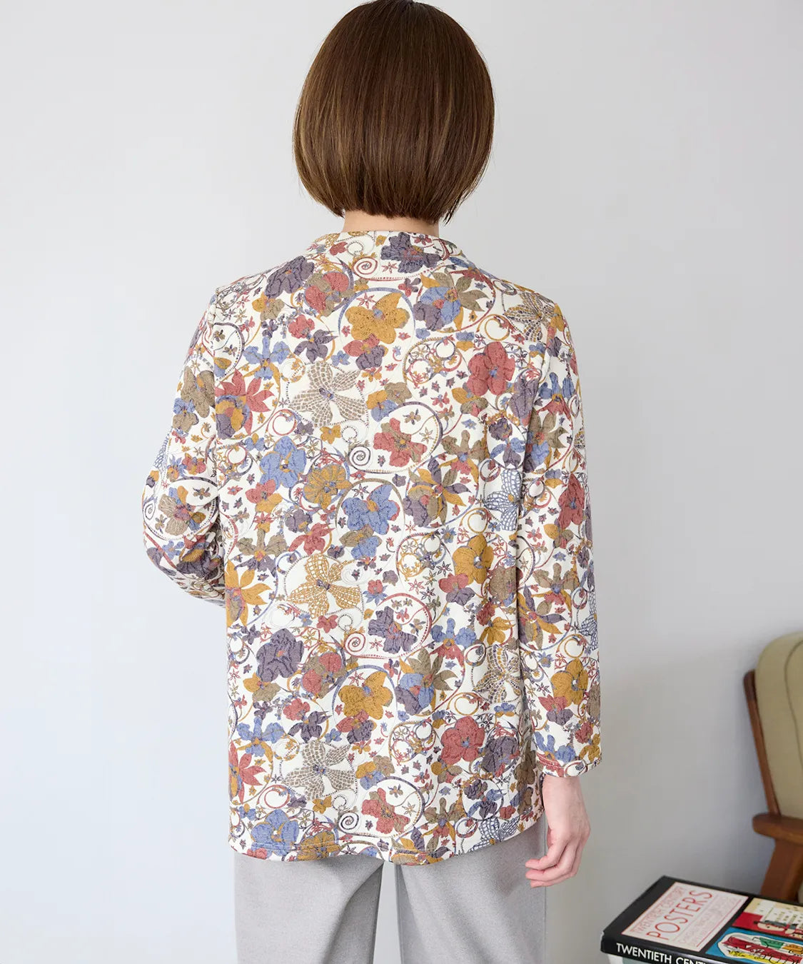 リバティ オーキッドガーデンウールJQチュニック SAVOIR (サヴォア)