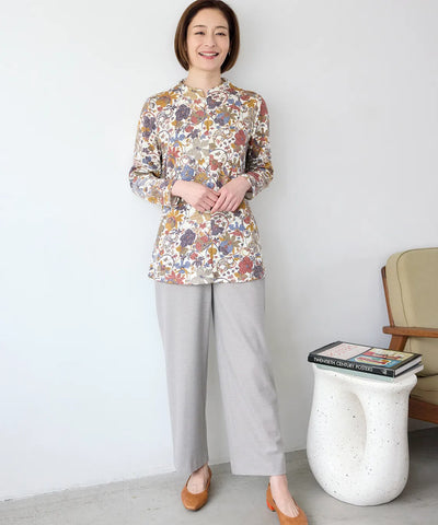 リバティ オーキッドガーデンウールJQチュニック SAVOIR (サヴォア)