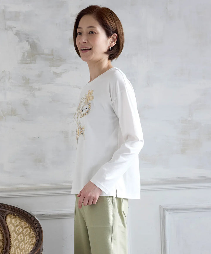 リバティ フィービースムースBDミックスプルオーバー リバティブラウス