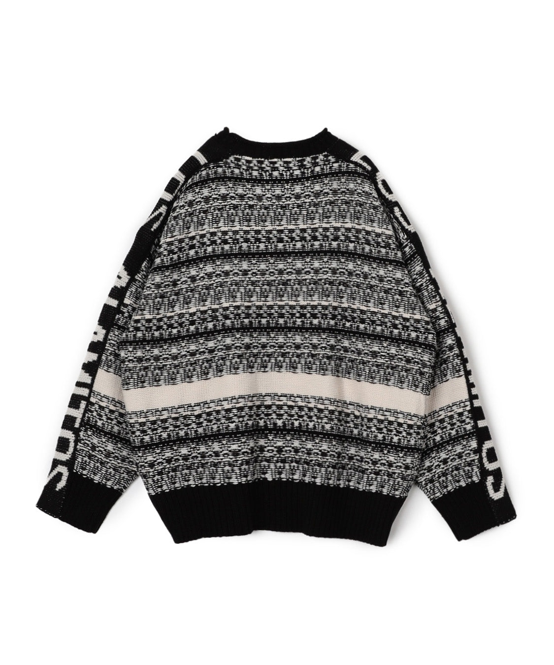 DENIMUS 裏使いジャガードニットプルオーバー