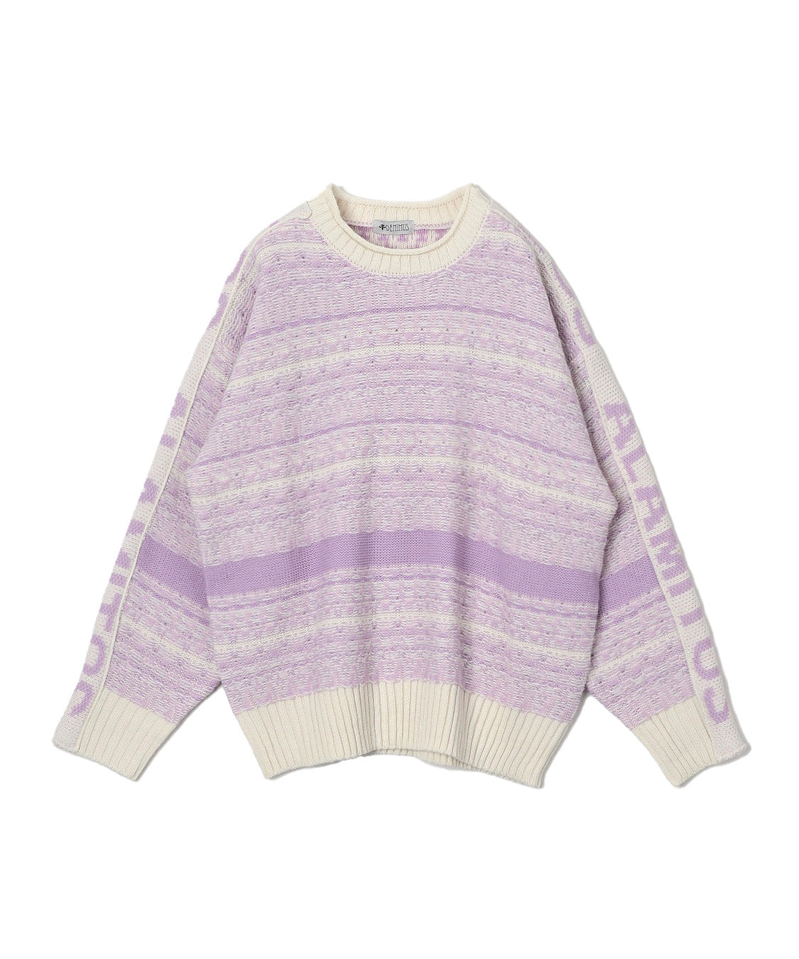 DENIMUS 裏使いジャガードニットプルオーバー