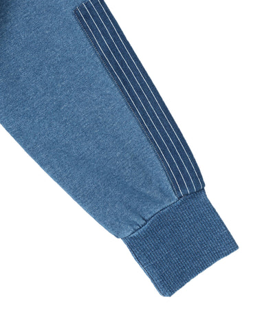 DENIMUS ビッグガゼットデニム裏毛プルオーバー