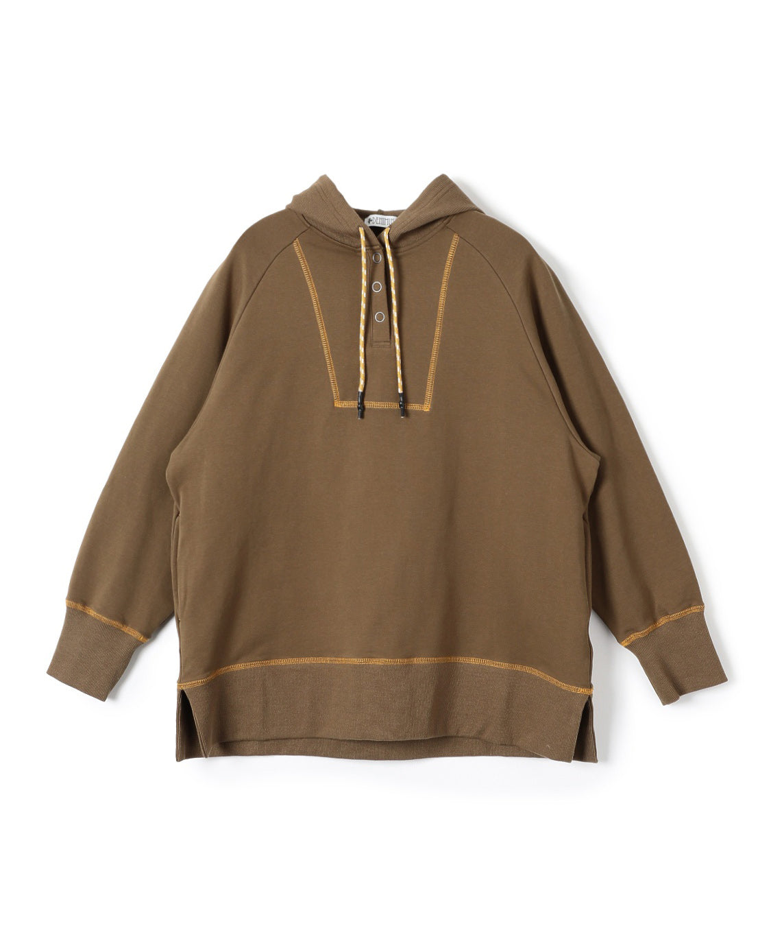 DENIMUS バックプリントフーディーチュニック