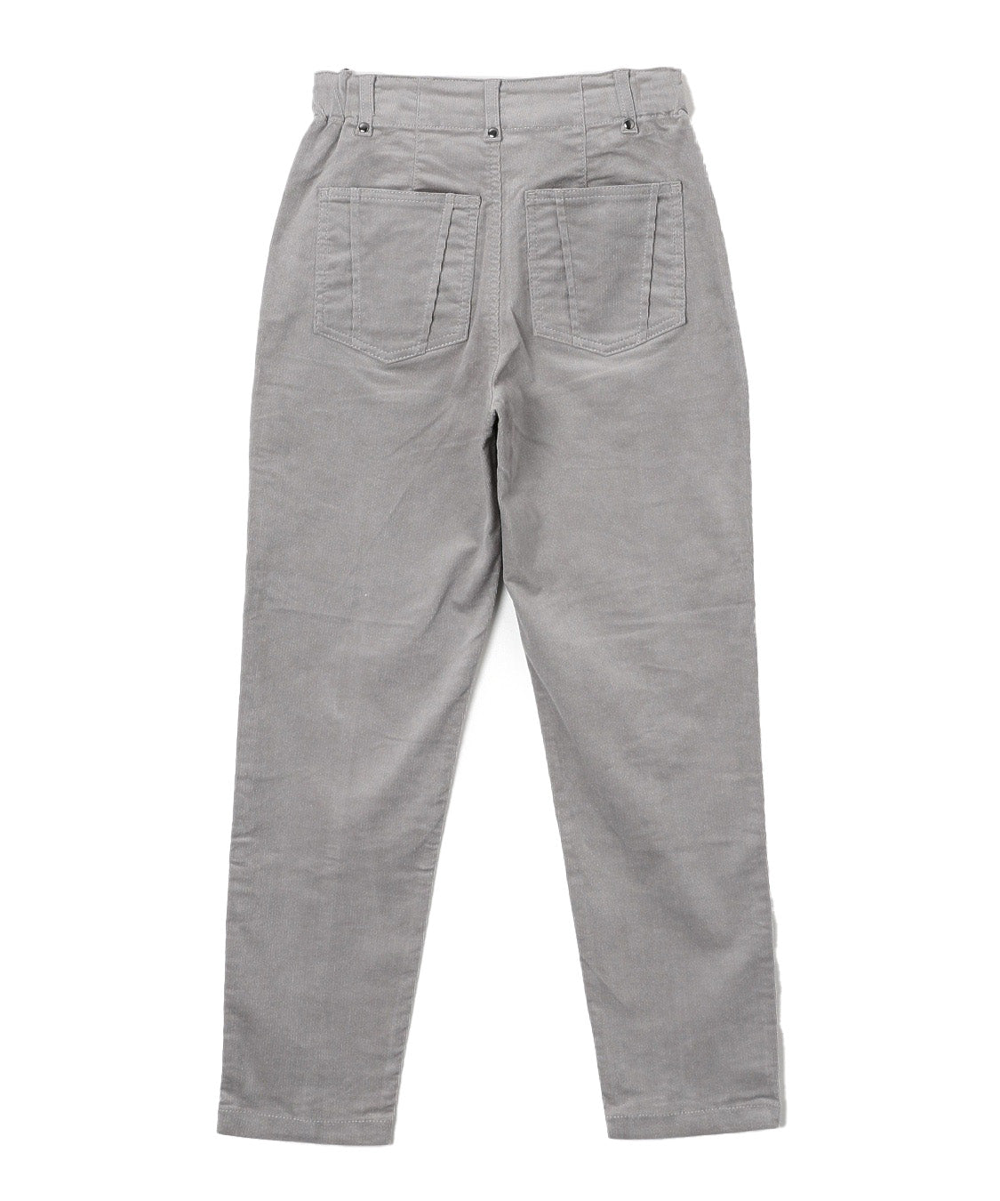 DENIMUS センター切替細コーデュロイテーパードパンツ