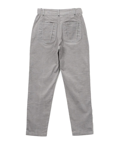 DENIMUS センター切替細コーデュロイテーパードパンツ
