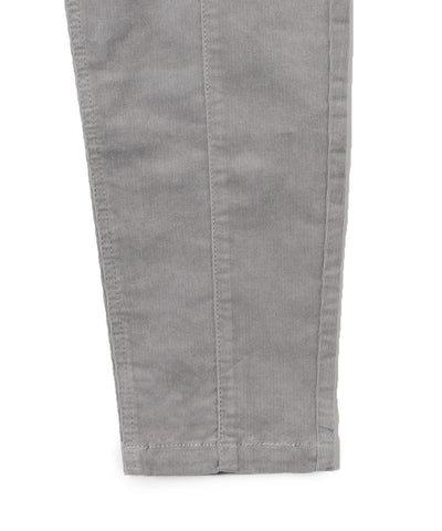 DENIMUS センター切替細コーデュロイテーパードパンツ