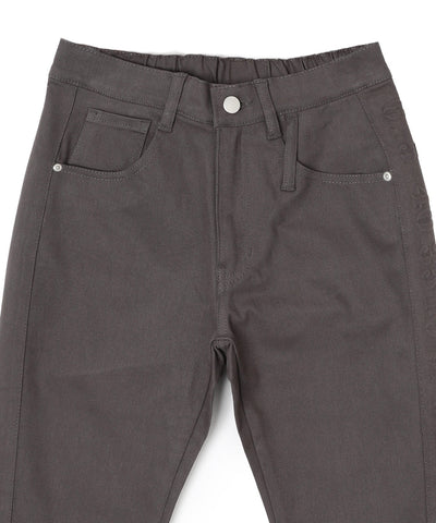DENIMUS ストレッチツイルエンボス加工入りスリムパンツ