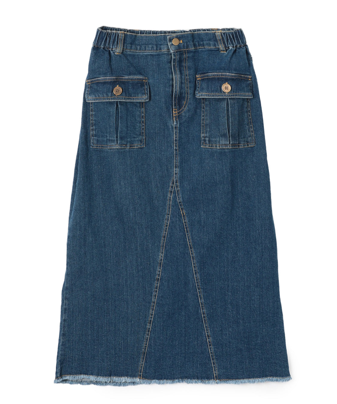 DENIMUS リメイク風Iラインデニムスカート