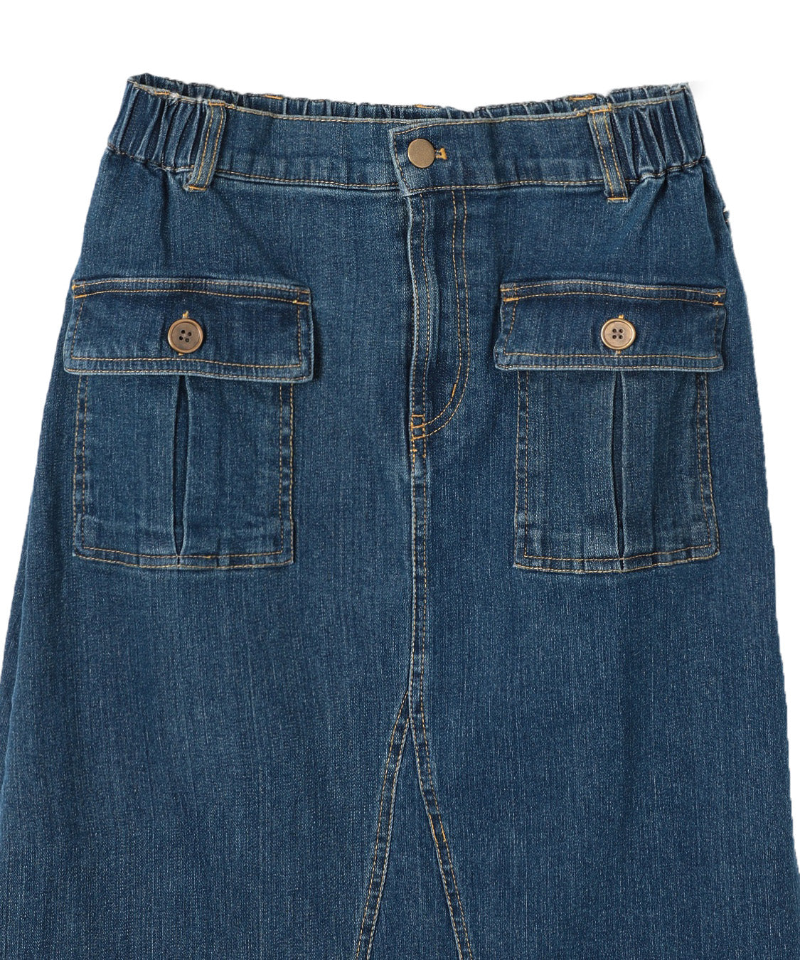 DENIMUS リメイク風Iラインデニムスカート