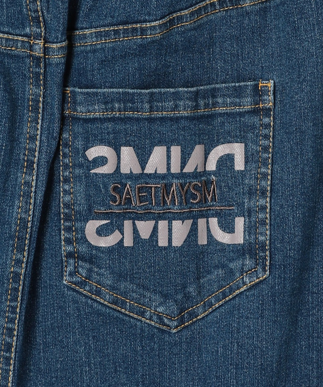 DENIMUS リメイク風Iラインデニムスカート
