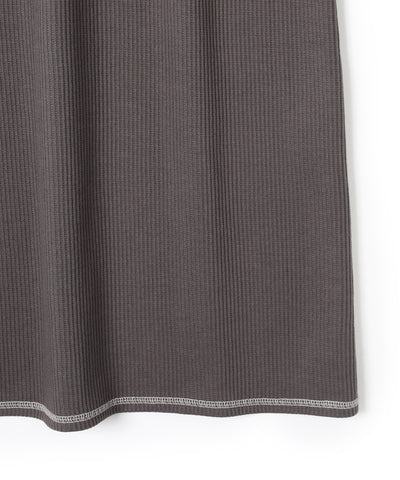 DENIMUS 配色ステッチワッフルワンピース