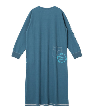 DENIMUS 配色ステッチワッフルワンピース WEB限定カラー