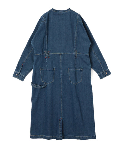 DENIMUS 裏微起毛ストレッチデニムワンピース