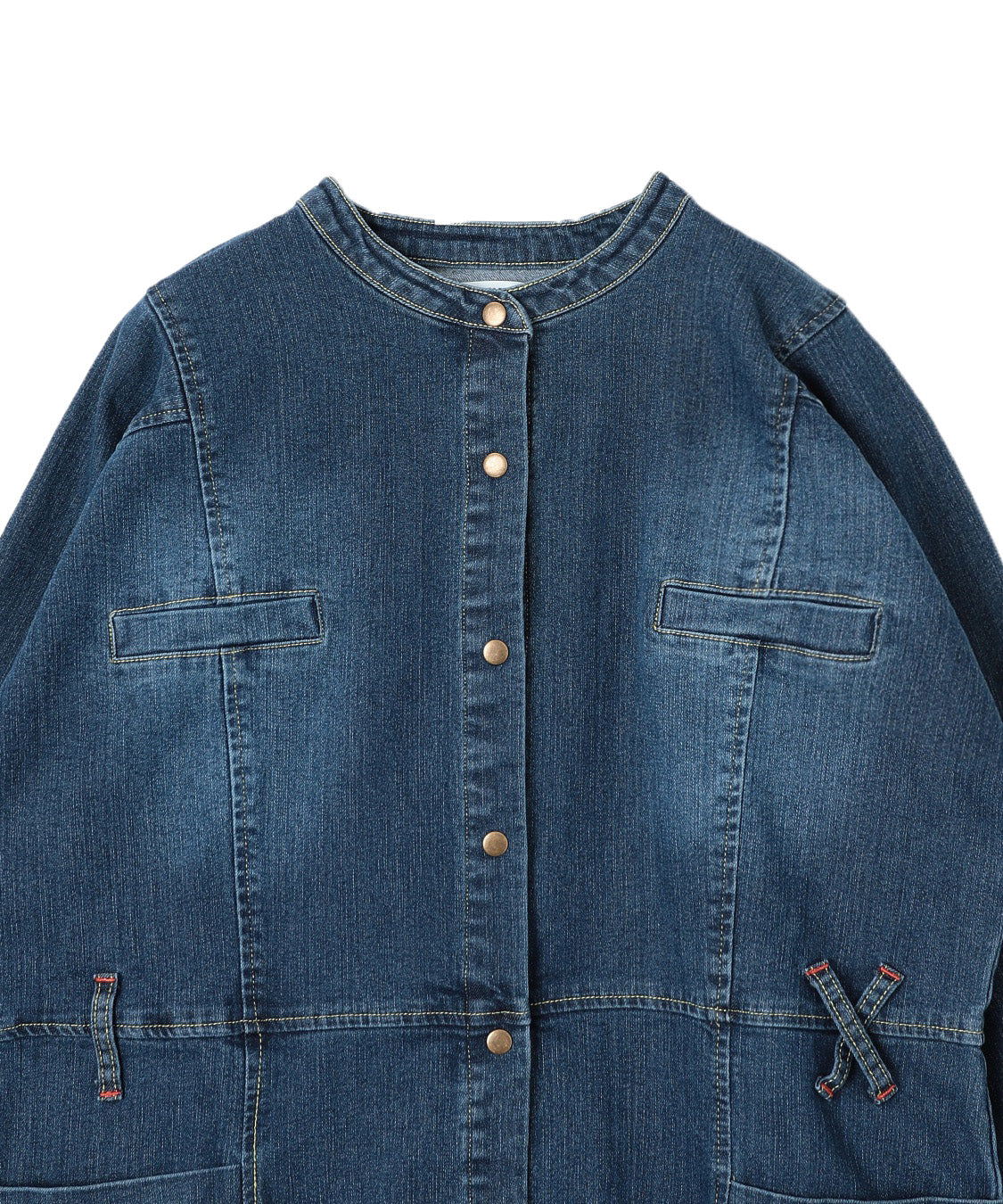 DENIMUS 裏微起毛ストレッチデニムワンピース