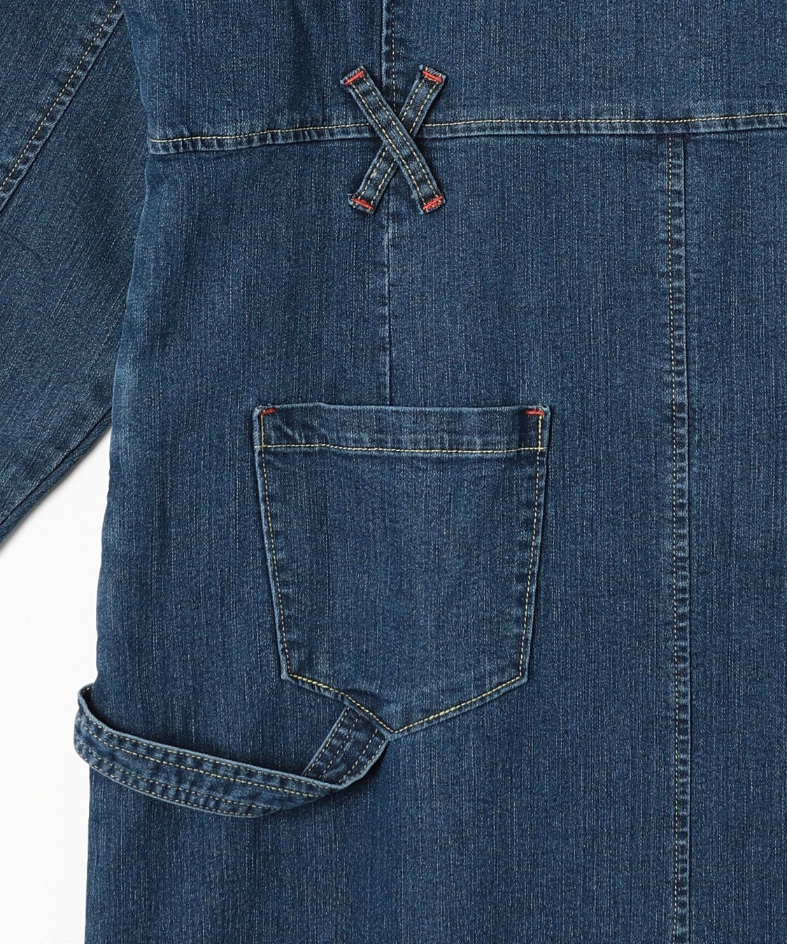 DENIMUS 裏微起毛ストレッチデニムワンピース