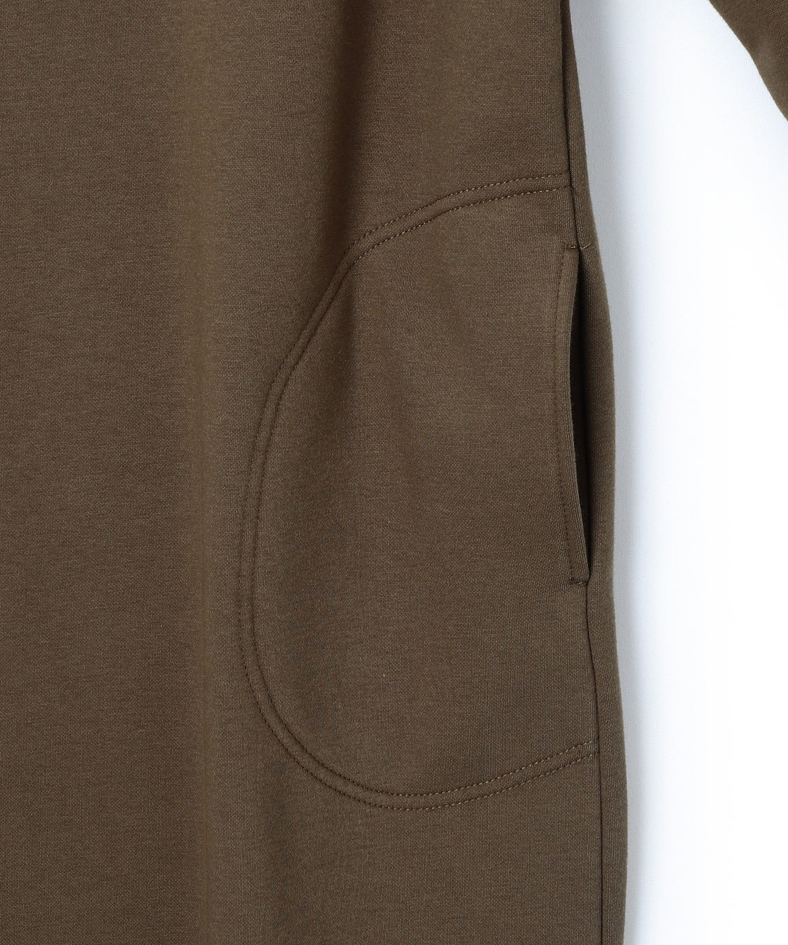 DENIMUS 裏シャギー袖タックワンピース