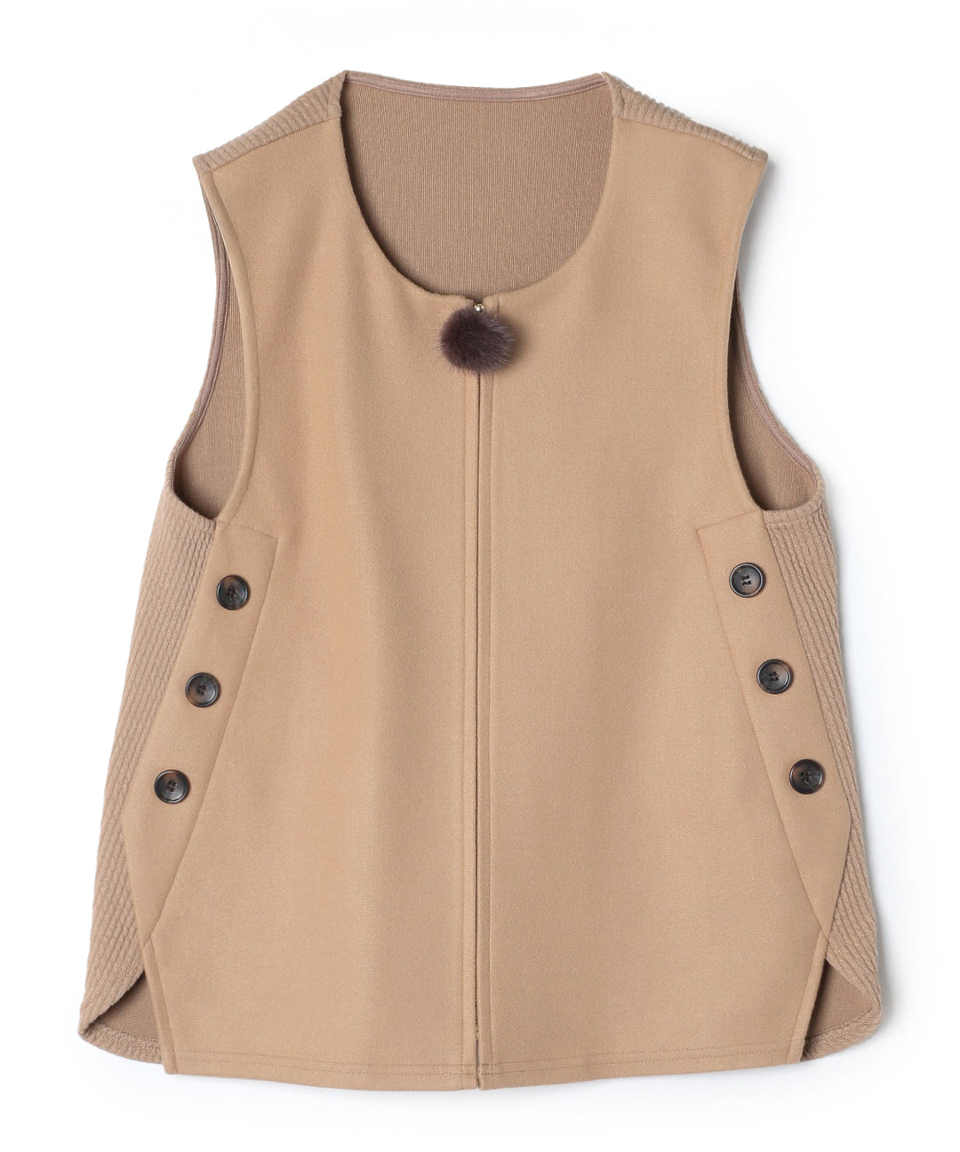 ウーリーフェルトリブMIXベスト M'ID KANSAI YAMAMOTO (ミッド