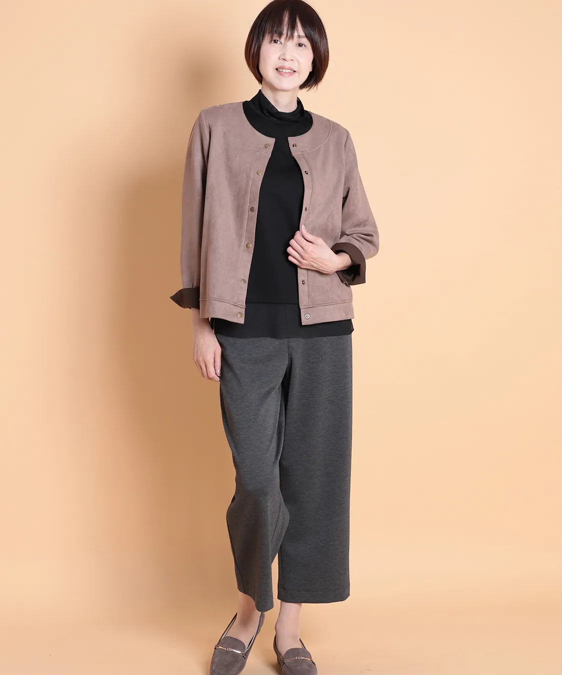 ストレッチスエードジャケット　M'ID KANSAI YAMAMOTO (ミッド カンサイ ヤマモト)