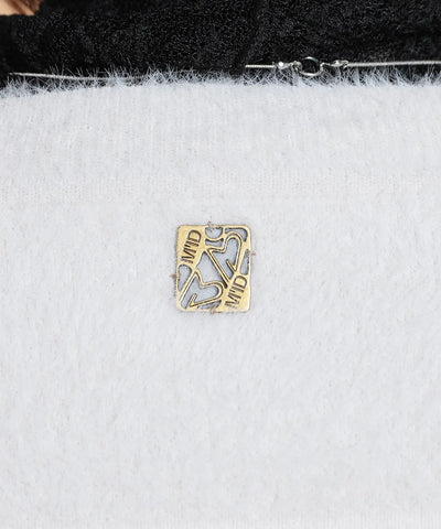 リッチシャギーカーディガン　M'ID KANSAI YAMAMOTO (ミッド カンサイ ヤマモト)