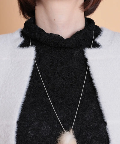 リッチシャギーカーディガン　M'ID KANSAI YAMAMOTO (ミッド カンサイ ヤマモト)