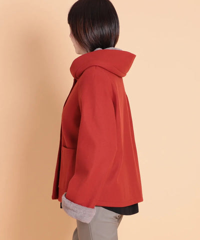 ウール調フェルト×ファージャケット KANSAI profumo（カンサイプロフューモ）