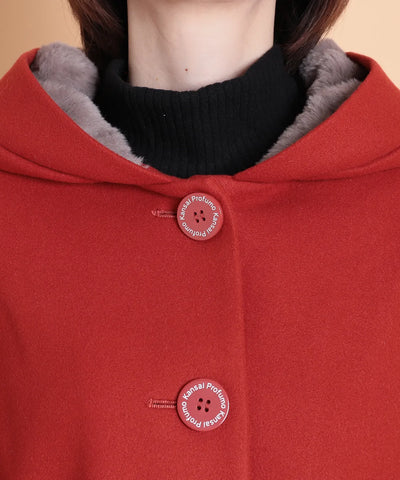 ウール調フェルト×ファージャケット KANSAI profumo（カンサイプロフューモ）