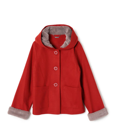 ウール調フェルト×ファージャケット KANSAI profumo（カンサイプロフューモ）