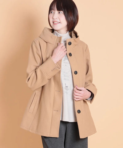 ウール調フェルトロングジャケット KANSAI Profumo（カンサイプロフューモ）