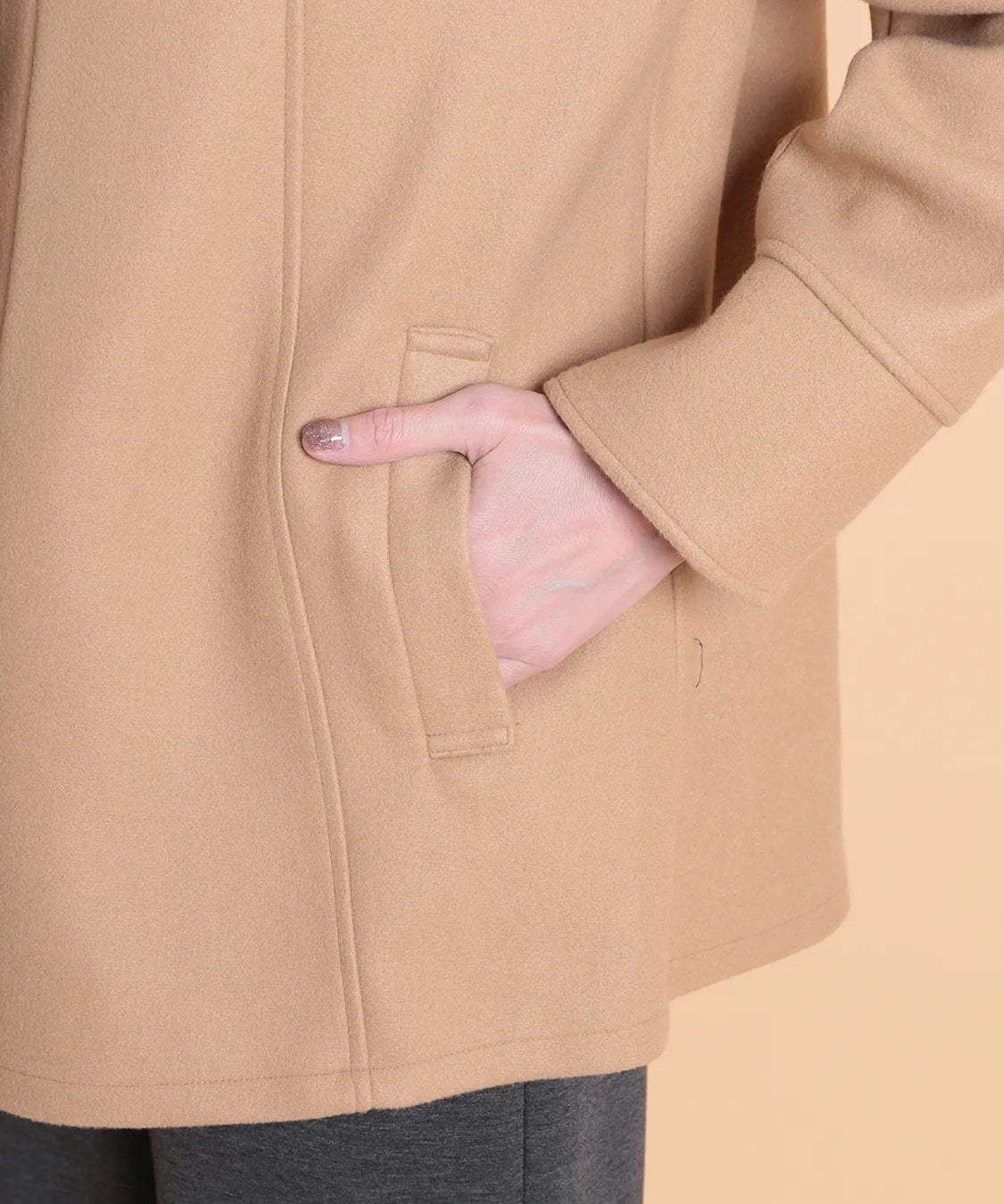 ウール調フェルトロングジャケット KANSAI Profumo（カンサイプロフューモ）