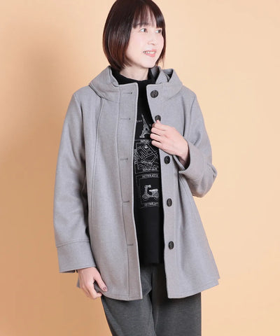 ウール調フェルトロングジャケット KANSAI Profumo（カンサイプロフューモ）