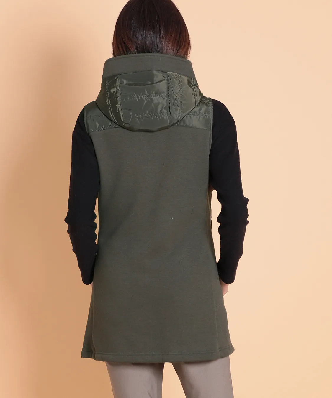 ボンバーウォームMIXパデットロングベスト　M'ID KANSAI YAMAMOTO (ミッド カンサイ ヤマモト)