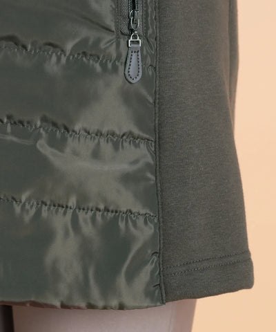 ボンバーウォームMIXパデットロングベスト　M'ID KANSAI YAMAMOTO (ミッド カンサイ ヤマモト)