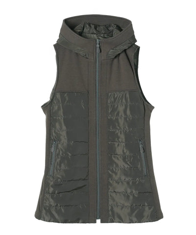 ボンバーウォームMIXパデットロングベスト　M'ID KANSAI YAMAMOTO (ミッド カンサイ ヤマモト)