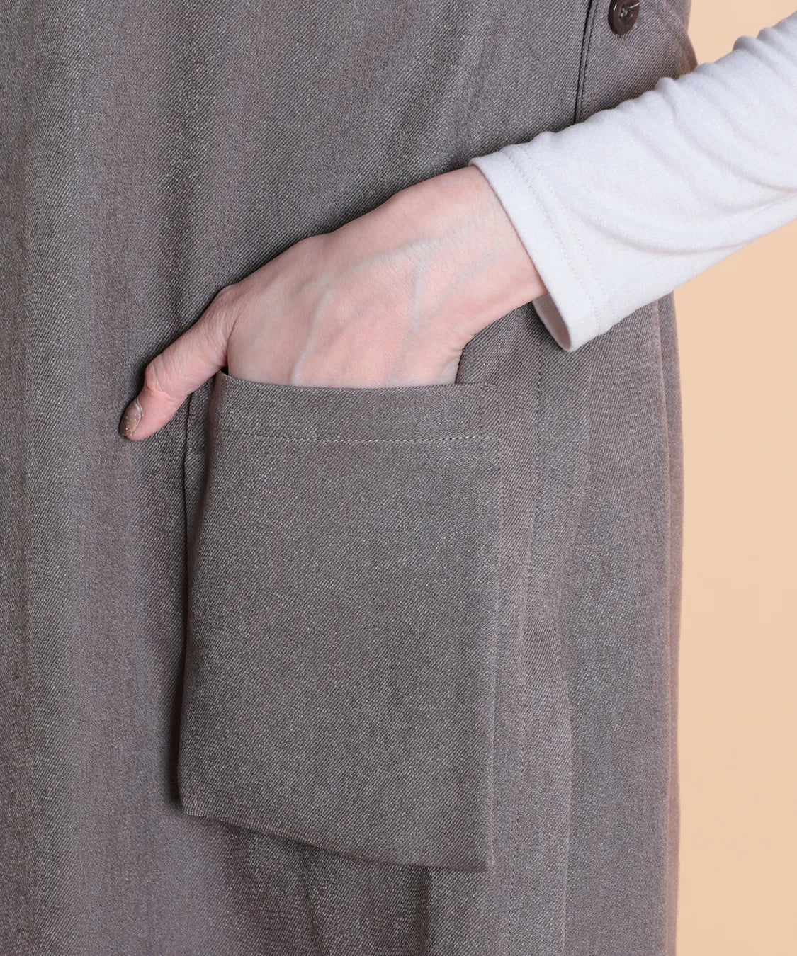 ウーリッシュツイルロングベストM'ID KANSAI YAMAMOTO (ミッド カンサイ ヤマモト)