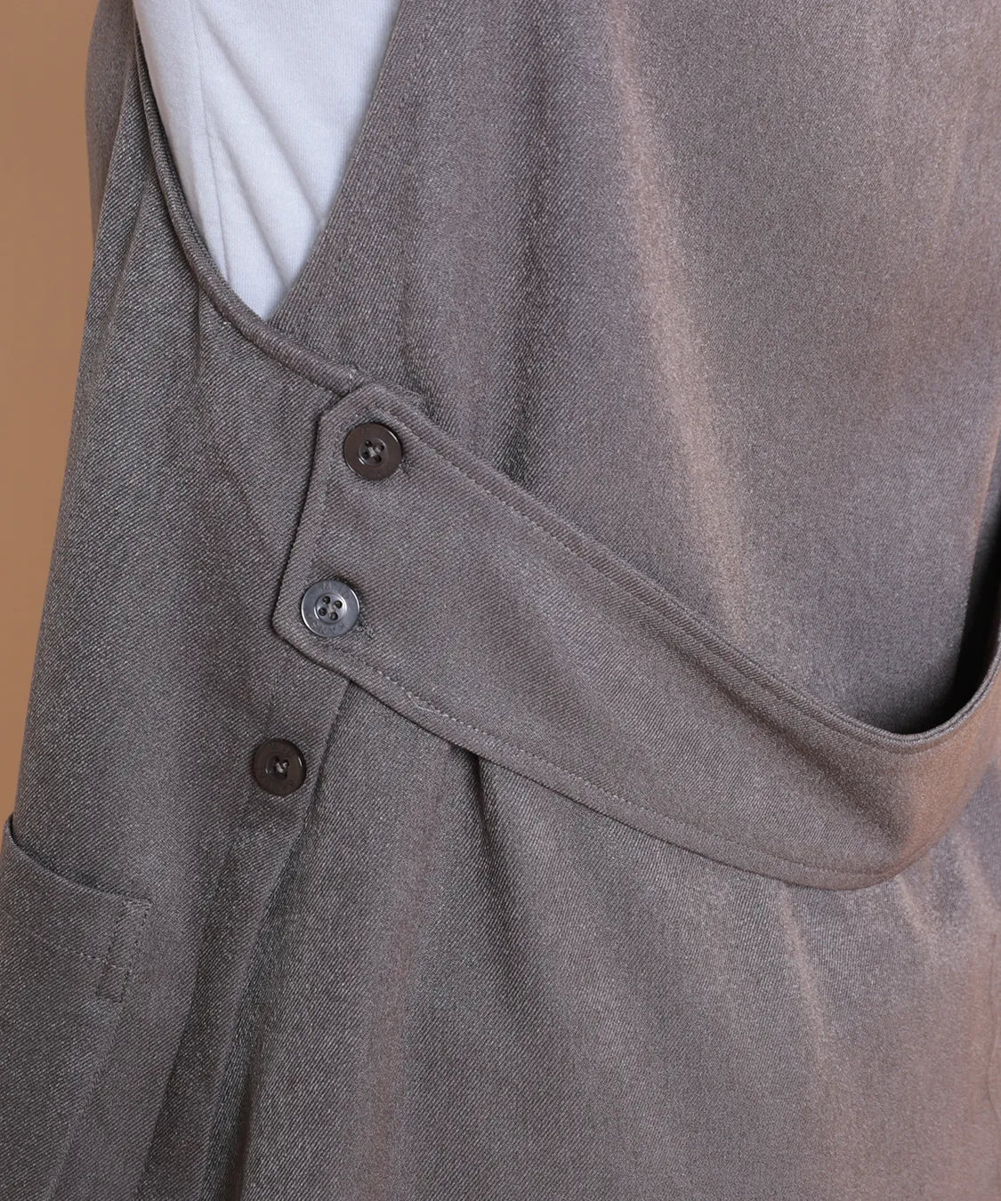 ウーリッシュツイルロングベストM'ID KANSAI YAMAMOTO (ミッド カンサイ ヤマモト)