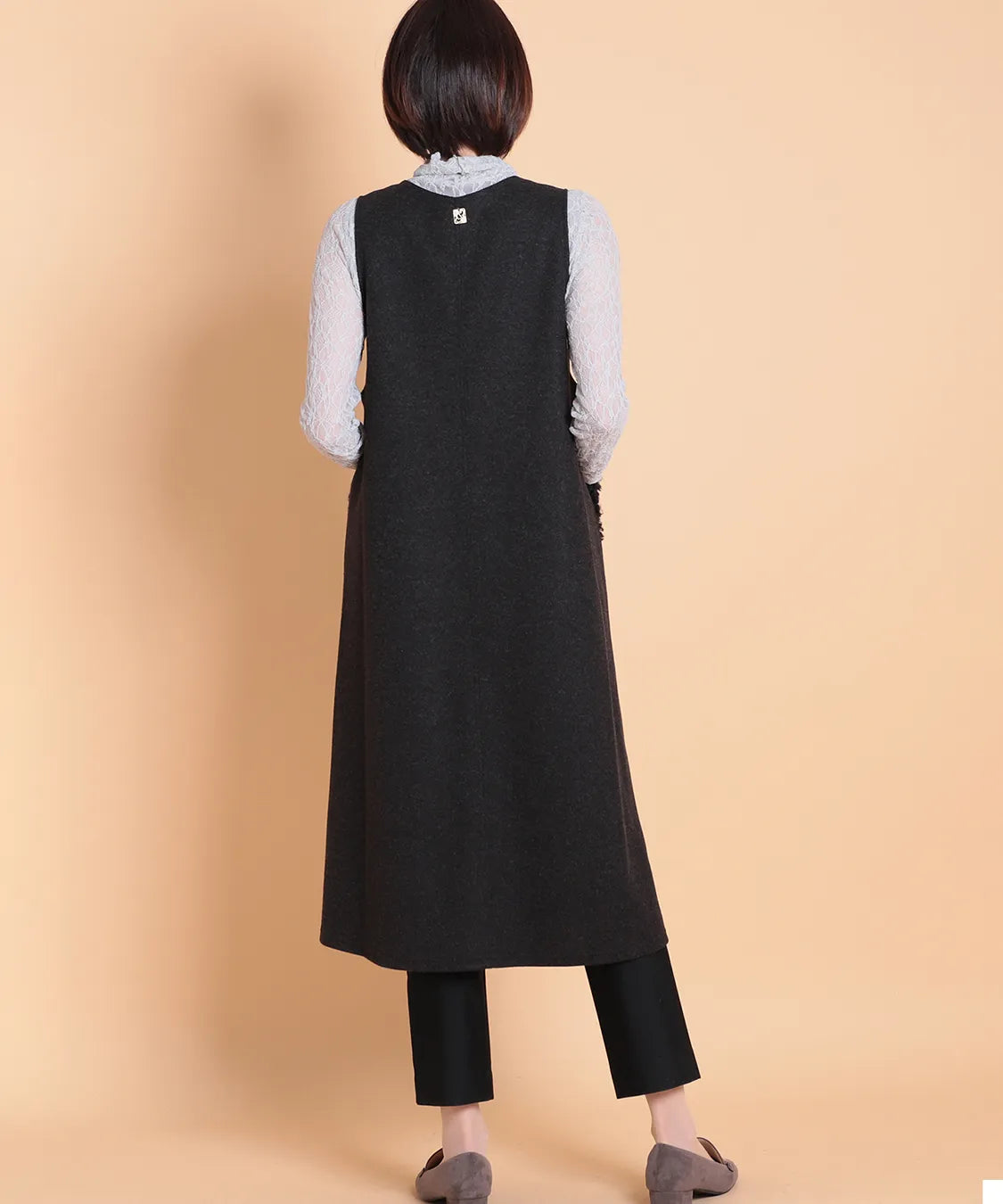 ウーリッシュMIXファージャンパードレス　M'ID KANSAI YAMAMOTO (ミッド カンサイ ヤマモト)