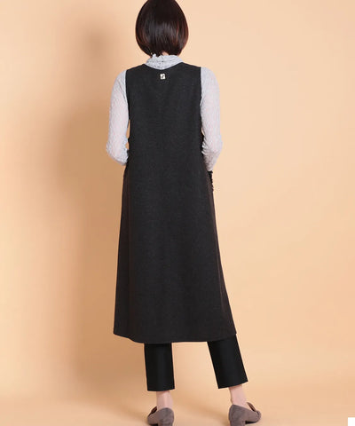 ウーリッシュMIXファージャンパードレス　M'ID KANSAI YAMAMOTO (ミッド カンサイ ヤマモト)