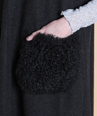 ウーリッシュMIXファージャンパードレス　M'ID KANSAI YAMAMOTO (ミッド カンサイ ヤマモト)