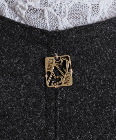 ウーリッシュMIXファージャンパードレス　M'ID KANSAI YAMAMOTO (ミッド カンサイ ヤマモト)