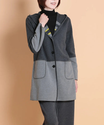 リバーシブルWニットコーディガンM'ID KANSAI YAMAMOTO (ミッド カンサイ ヤマモト)