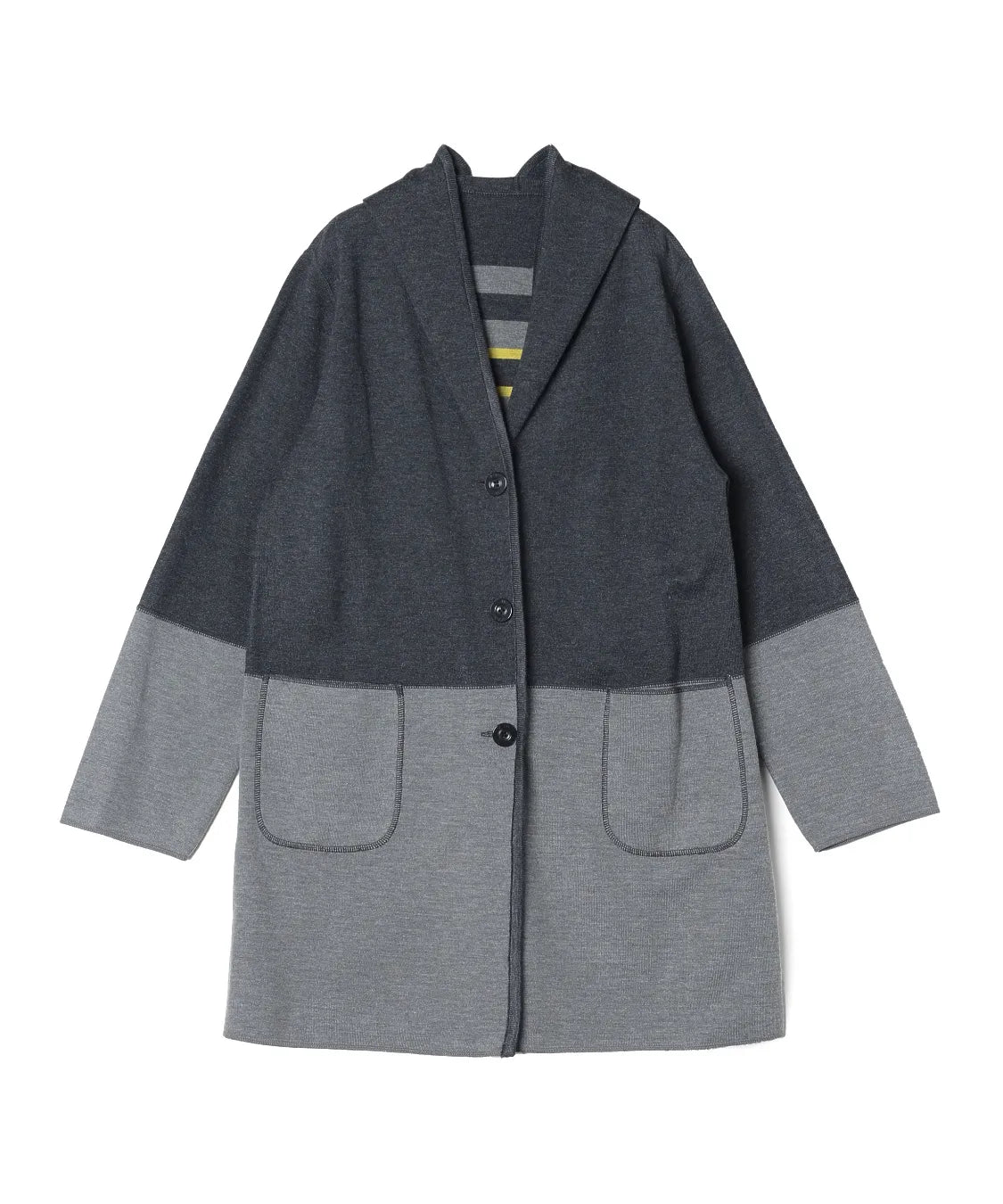 リバーシブルWニットコーディガンM'ID KANSAI YAMAMOTO (ミッド カンサイ ヤマモト)