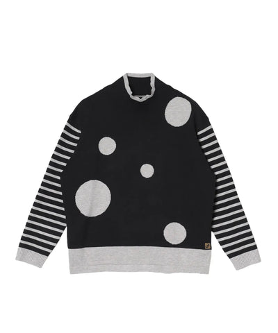 ドットボーダーMIXニットプルオーバー M'ID KANSAI YAMAMOTO (ミッド カンサイ ヤマモト)