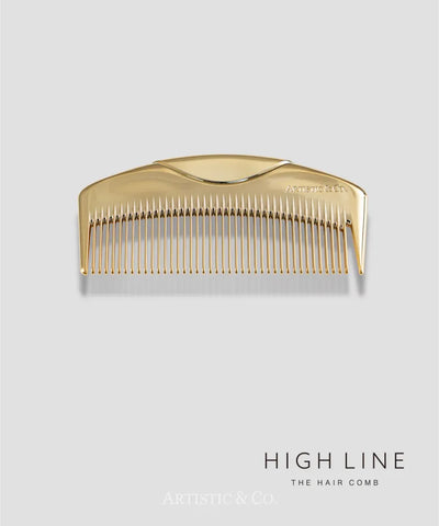 ハイライン ザ ヘアコーム 半月 ゴールド & ヘアオイルセットBOX