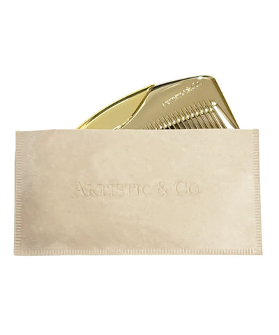 ハイライン ザ ヘアコーム 半月 ゴールド & ヘアオイルセットBOX