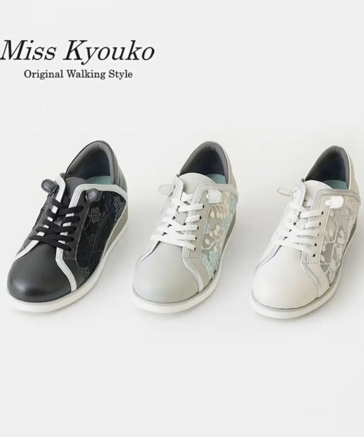 4E花柄チュールスニーカー Miss Kyouko(ミスキョウコ)ブランドストア
