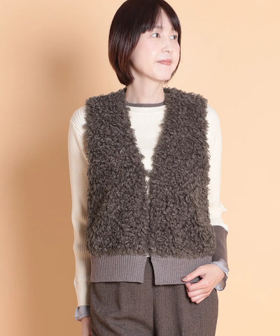 カーリーフロントジレ　セラビ(C'EST LA VIE)