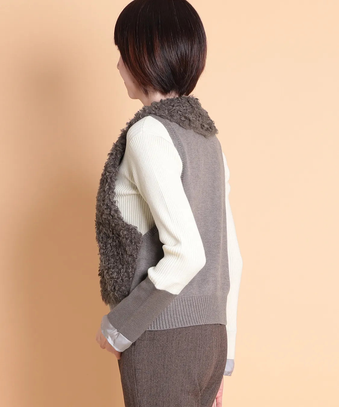 カーリーフロントジレ　セラビ(C'EST LA VIE)