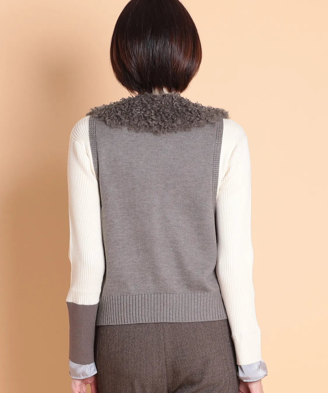 カーリーフロントジレ　セラビ(C'EST LA VIE)