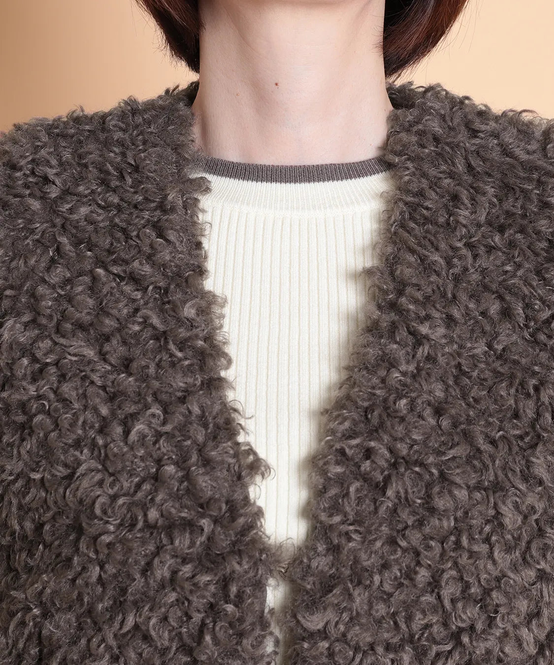 カーリーフロントジレ　セラビ(C'EST LA VIE)