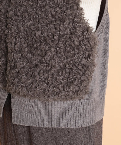 カーリーフロントジレ　セラビ(C'EST LA VIE)